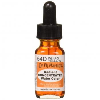 Dr. Ph. Martin's Radiant Concentrated Water Color, 0.5 oz, Indian Yellow