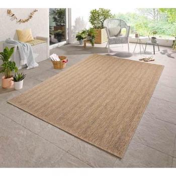 TerraGuard Herringbone Rug – 200x290 cm, Outdoor/Indoor Jute