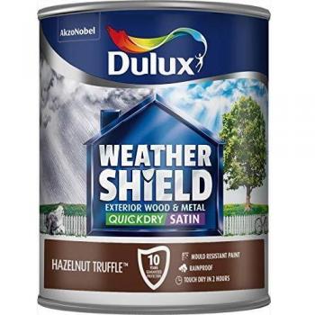Dulux Weather Shield Satin Finish Paint, 750 ml