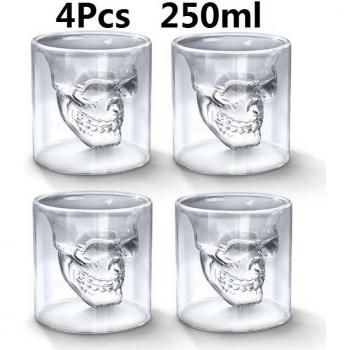 Transparent Crystal Skull Tea Bottle