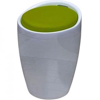 Sgabello BiancoVerde VidaXL Similpelle