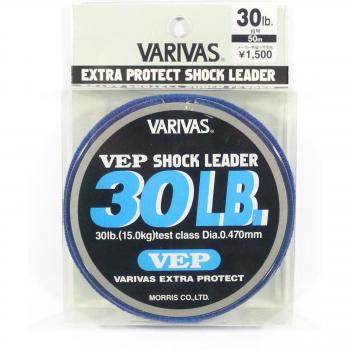 Nylon Varivas 50m 30lb Shock Leader VEP Chiaro