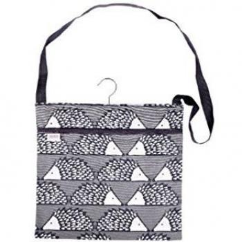 Scion Living Hedgehog Peg Bag – Grey, 100% Cotton, 30x30x2 cm