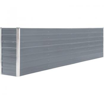 Estación de Cultivo Alto 320 × 40 × 77 cm – Gris Metalizado