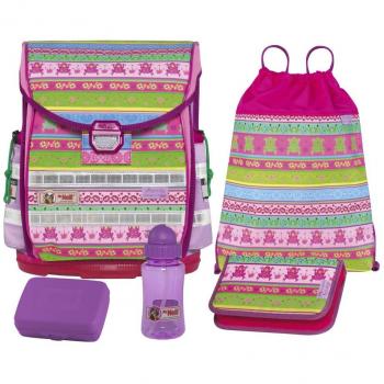 McNeill Ergonomischer Schulranzen – Leichtes 5‑teiliges Set (Basis) – Merrily