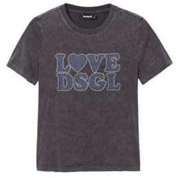 Desigual T‑Shirt Uni Noir