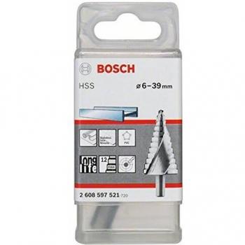 Broca escalonada HSS Bosch 6-39 mm, 10,0 mm, 93,5 mm