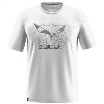 T-shirt Uomo Salewa Eagle Geometric Bianco