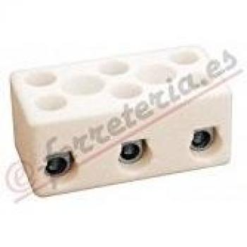 Regletas de conexión cerámica de tres polos Electro DH 10.735/3