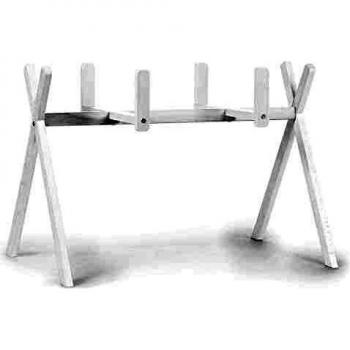 Supporto per Cestino Moses con Palestra Baby Childhome in Legno Bianco