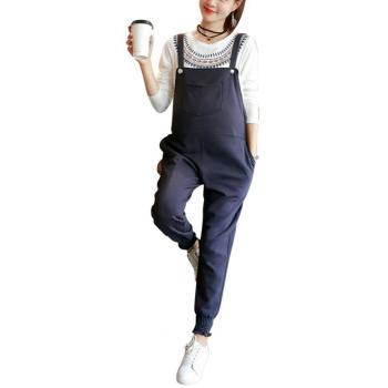 Peto Vaquero XL: Mono Chic para Mujer Premamá