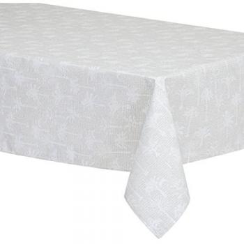 Nappe en lin enduit, motif lila, 150x250 cm Atmosphera Créateur d'intérieur