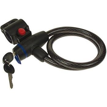 Candado de Bicicleta con Cable de Acero de 12mm y Cubierta de Plástico