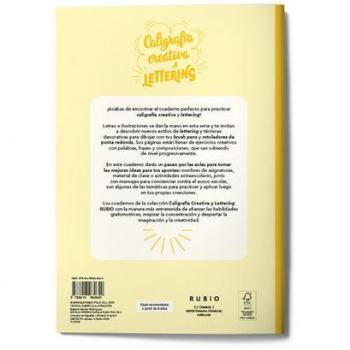 Cuaderno rubio lettering caligrafia creativa apuntes bonitos para clase