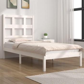Cadre de lit en bois massif 75x190 cm