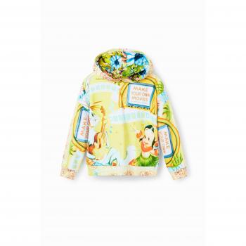 Desigual Sudadera Verde Kids con Rabbito