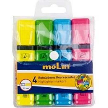 Trousse de 4 surligneurs Molin Viva