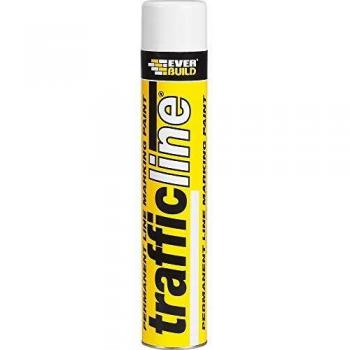 Everbuild Trafficline White Permanent Line Marker, 700ml