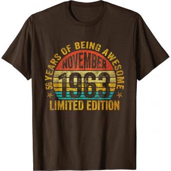 November 1963 Limited Edition 56th Birthday Apparel