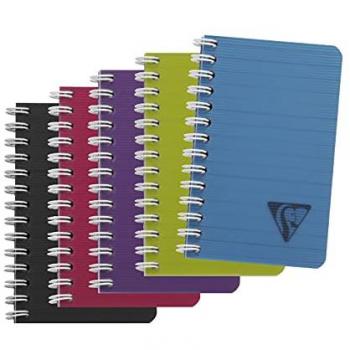 Linicolor Spiralblock 50 Blatt – Clairefontaine, 7,5 × 12 cm, farbig