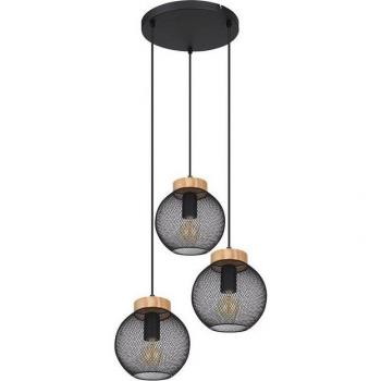 Lampada a sospensione industriale con lampadine E27, dimensioni 44x120 cm