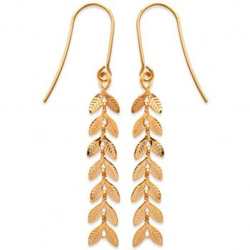 Gioiello “Epi di Blé” Lily [P0719] – 35x6 mm, oro placcato