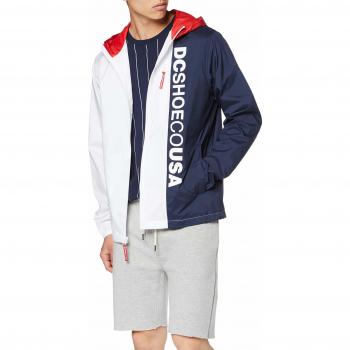 DC Shoes Dagup Triple Block Veste Homme, Rouge de Course, FR : M (Taille Fabricant : Medium)