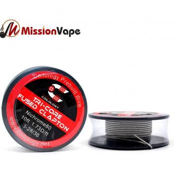 Coilology NI80 Tri-Ader Clapton Heizdraht 3*28/36 AWG 1,73 Ohm 10 Fuß