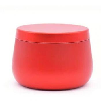 Pot à bougie en étain blanc fait à la main