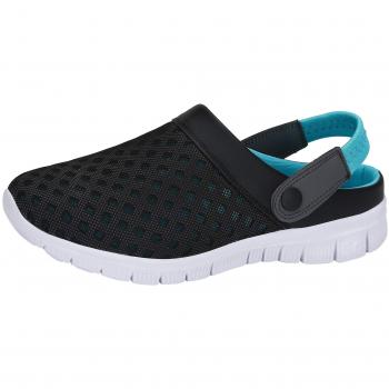 Katliu Beach‑Sandal Hollow Clog – Atmungsaktiv, Blau-Grün, EU 41/42