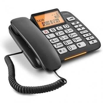 Gigaset DL580 Téléphone filaire Noir