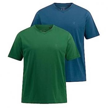 JP1880 Herren T-Shirt, grün, Größe 6XL, Baumwollqualität