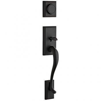 Kwikset 802HE Lip 514 Signature Series Hawthorne Dummy Locks – Iron Black Finish