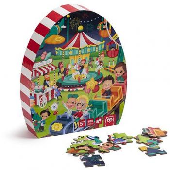 Eurekakids Puzzle de parque de atracciones