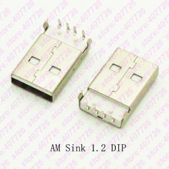 10PCS USB 2.0 A Type Male Connector 4-Pin