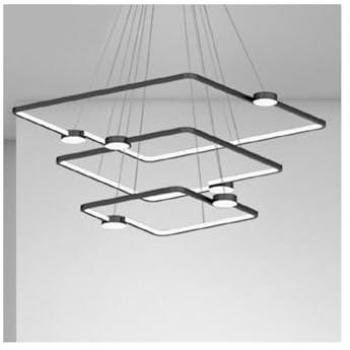 Panel LED 112W Triángulo Moderno con Mando a Distancia