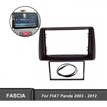 Dubbel Din Stereo Frame voor Fiat Panda 2003