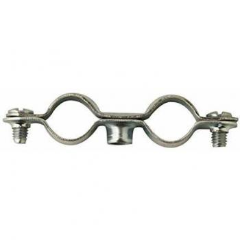 Collier double standard acier zingué M7 x 150 CD Ø22