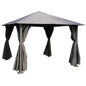 Grey 4m x 3m Glendale Highfield Garden Shelter