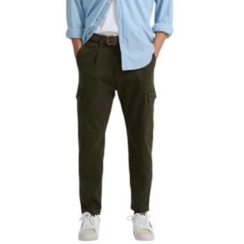 Silbon Hombre: Pantalón Sport Baggy en Verde
