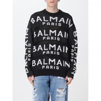 Balmain Sweater in lana Nero Taglia M