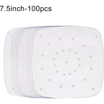 100 Sheets Non-Stick Perforated Baking Paper for Air Fryers