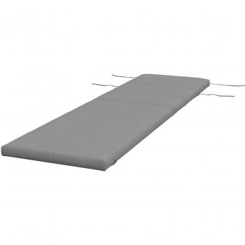Almofada de Algodão para Espreguiçadeira 196x63cm Conforto Prolongado
