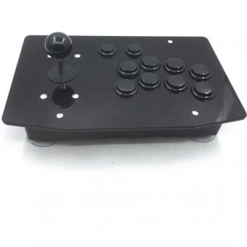 Joystick Arcade USB Panneau Acrylique Noir 10 Boutons Filaire