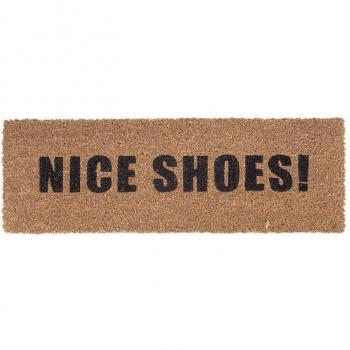 Paillasson en fibres de coco Nice Shoes noir