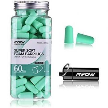 Mpow Schnarch‑ und Konzert‑Ohrstöpsel – 60 Paare