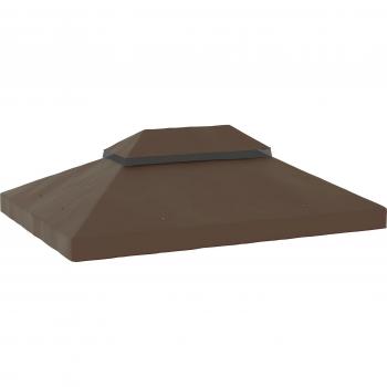 Toldo de Substituição para Pérgola 4x3 m com Proteção Intempéries