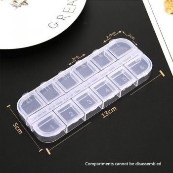 DIY Bead Organizer with Transparent Grids