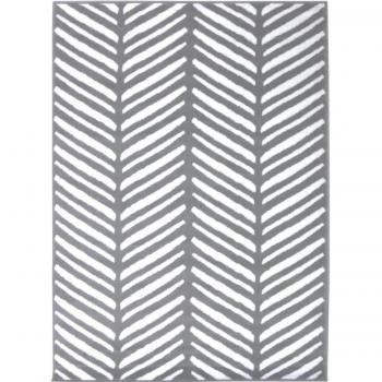 Maestro Collection Grey Herringbone Rug