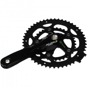 Shimano Claris FC‑2450 2x8‑Gang MTB-Kurbel in Schwarz (170 mm)